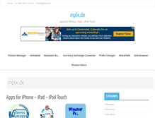 Tablet Screenshot of mplx.de